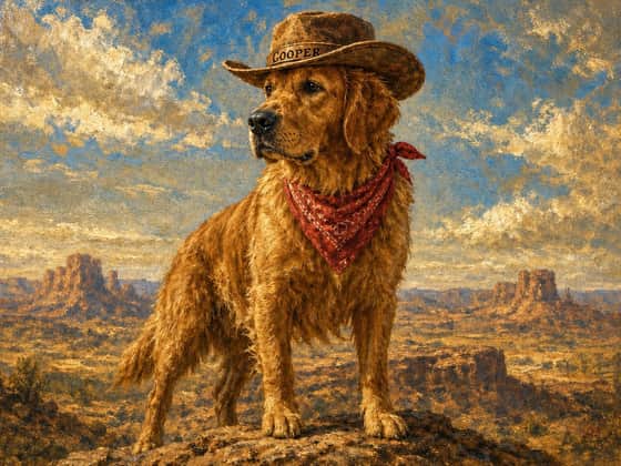 The Cowboy, landscape