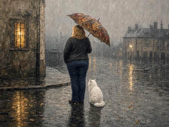 The Rain, landscape