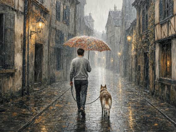 The Rain, landscape