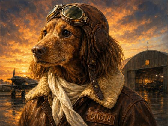 Vintage Aviator, landscape