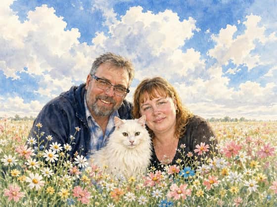The Wildflower Field - Front, landscape