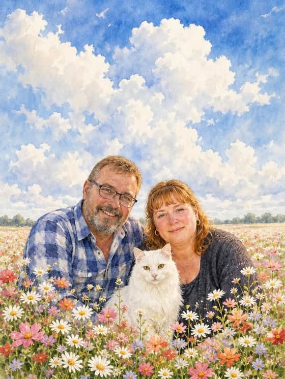 The Wildflower Field - Front